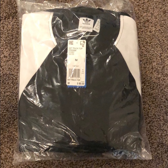🔥 NWT adidas full zip jacket STILL IN PLASTIC BAG - Picture 4 of 4
